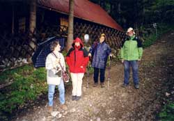Abstieg bei Regen