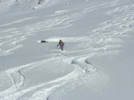 Ein Tiefschneetraum auf der Pischa
